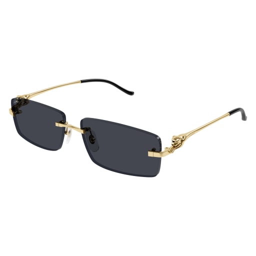 Cartier Sonnenbrille-CT0430S-001 58-Eckig-Gold-Herren