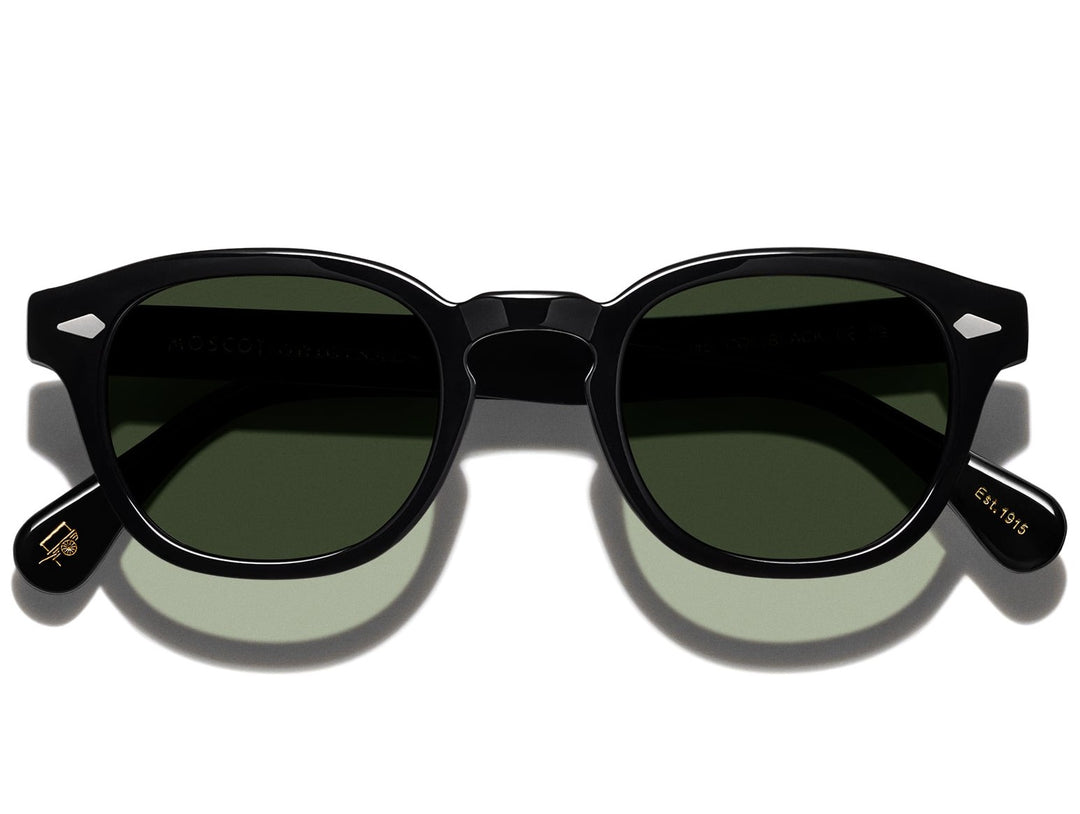 Moscot LEMTOSH Schwarz G15 49 Unisex