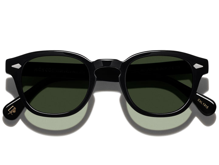 Moscot LEMTOSH Schwarz G15 49 Unisex