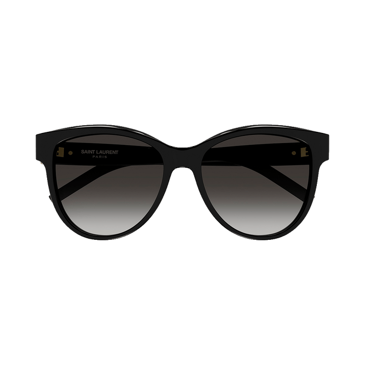 Saint Laurent SL M107-002 55 Sonnenbrille Damen Acetat schwarz/gold